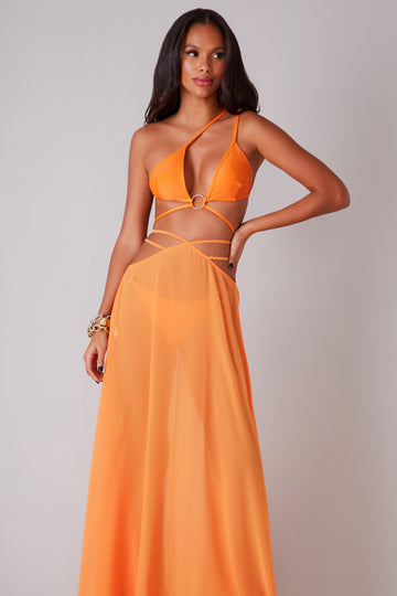 FABULOUS AGILITÀ - Saia L Nice Al Mare Tangerina - Verão 22